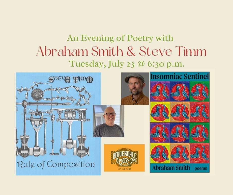 An Evening of Poetry with Abraham Smith and Steve Timm