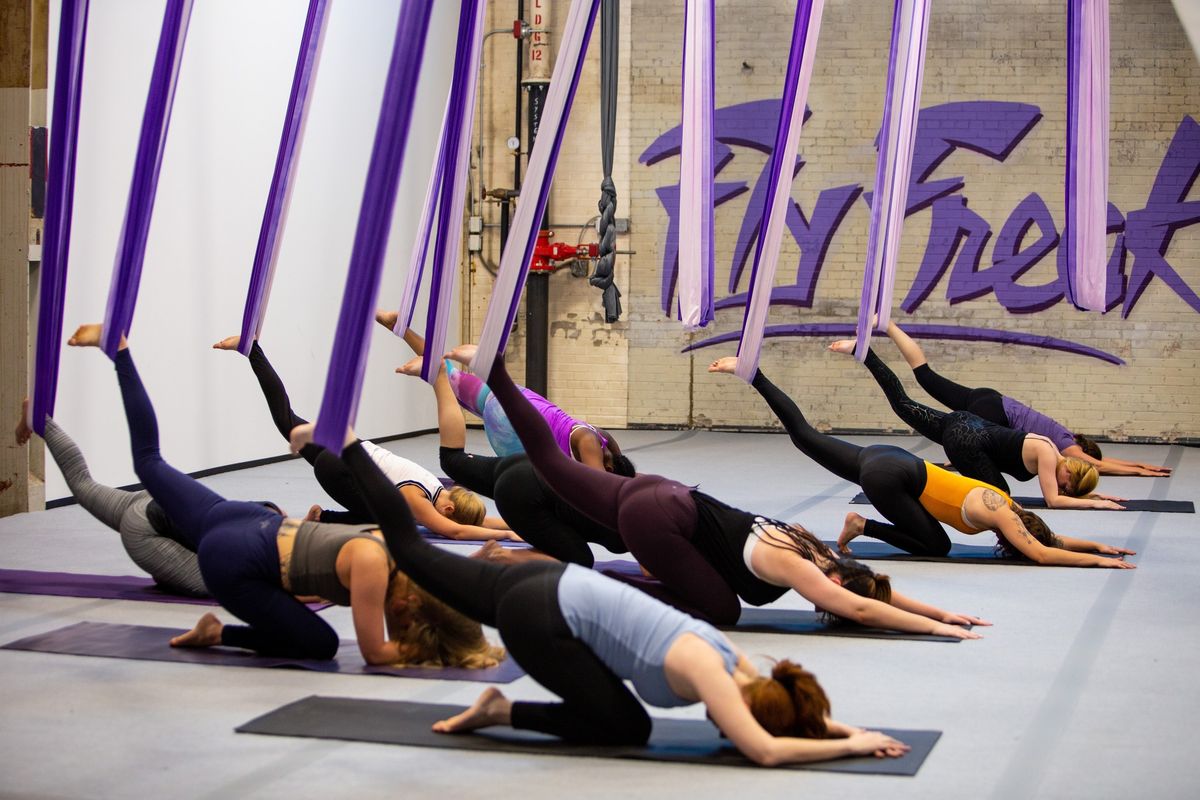 Aerial \u201cYoga\u201d + Soundbath