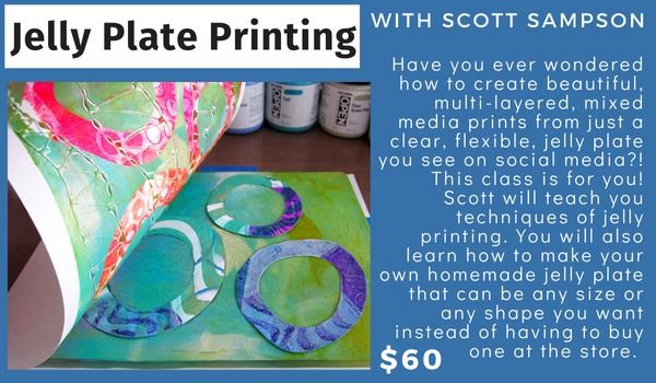 Jelly Plate Printing with Scott Sampso