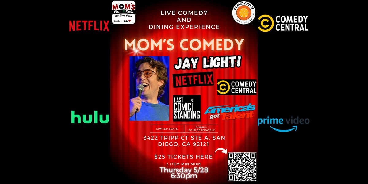 Comedy & Italian Dinner - San Diego 5\/28!