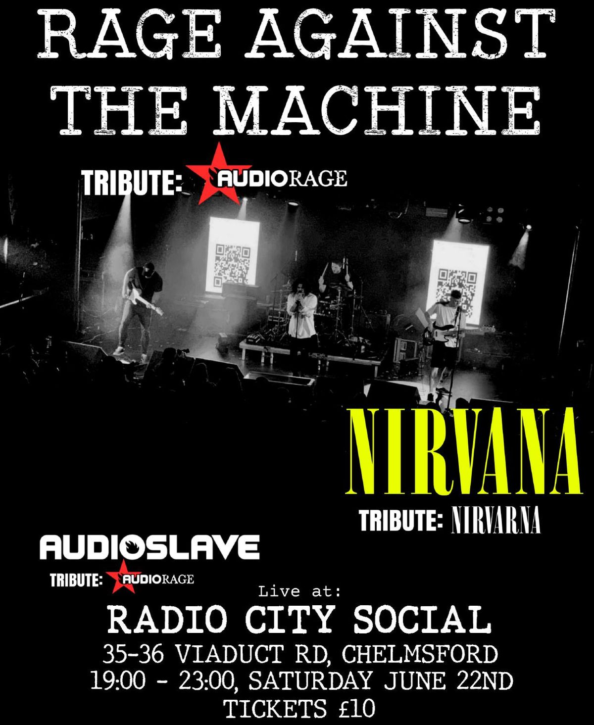 AudioRage + Nirvarna! - Radio City Social 