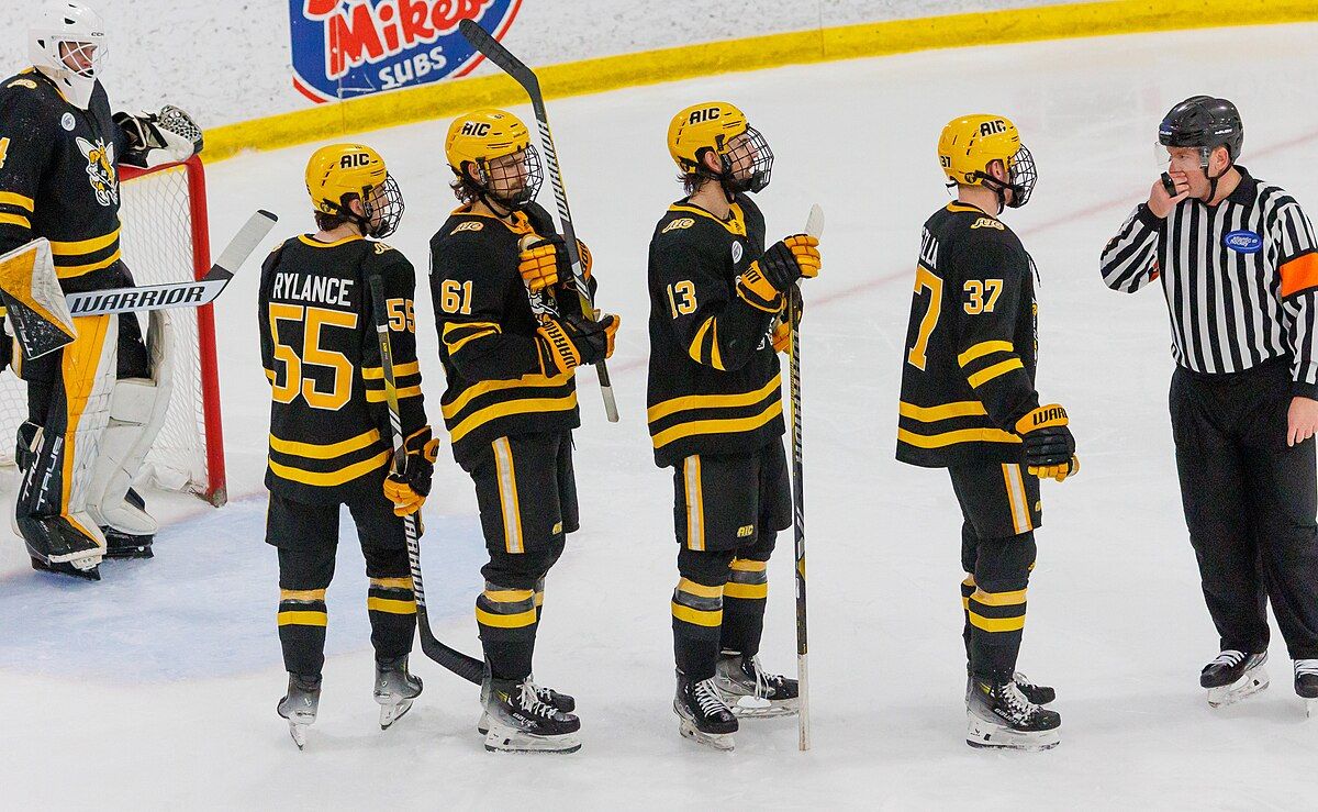 Air Force Falcons at American International Yellow Jackets Mens Hockey