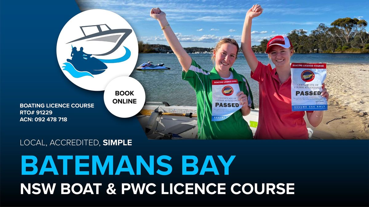 Batemans Bay Boat & PWC Licence Course