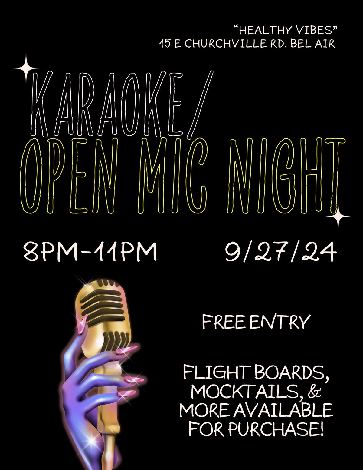 Open Mic\/Karaoke Night