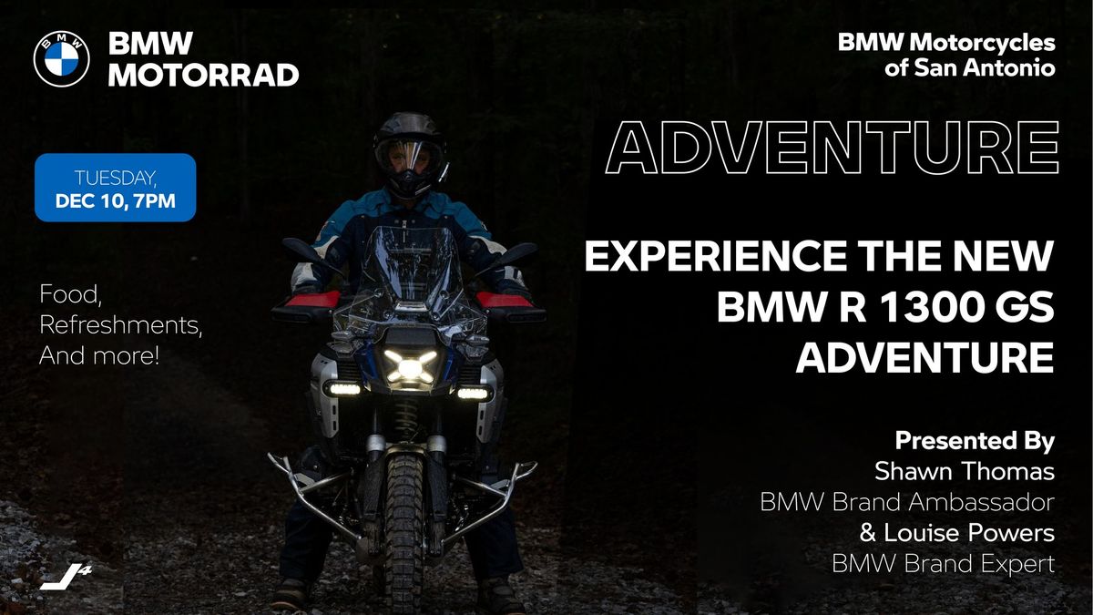 2025 R 1300 GS Adventure LIVE Event with Shawn Thomas and Louise Powers