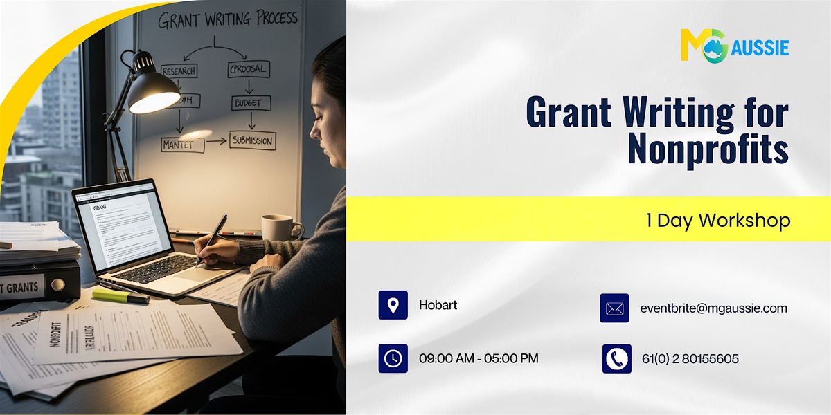 Grant Writing for Nonprofits: 1 Day Workshop in Hobart