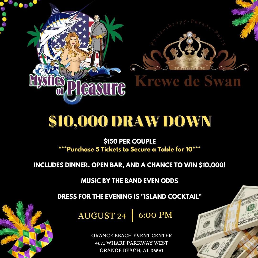 $10,000 Draw Down-This Event Will Sell Out