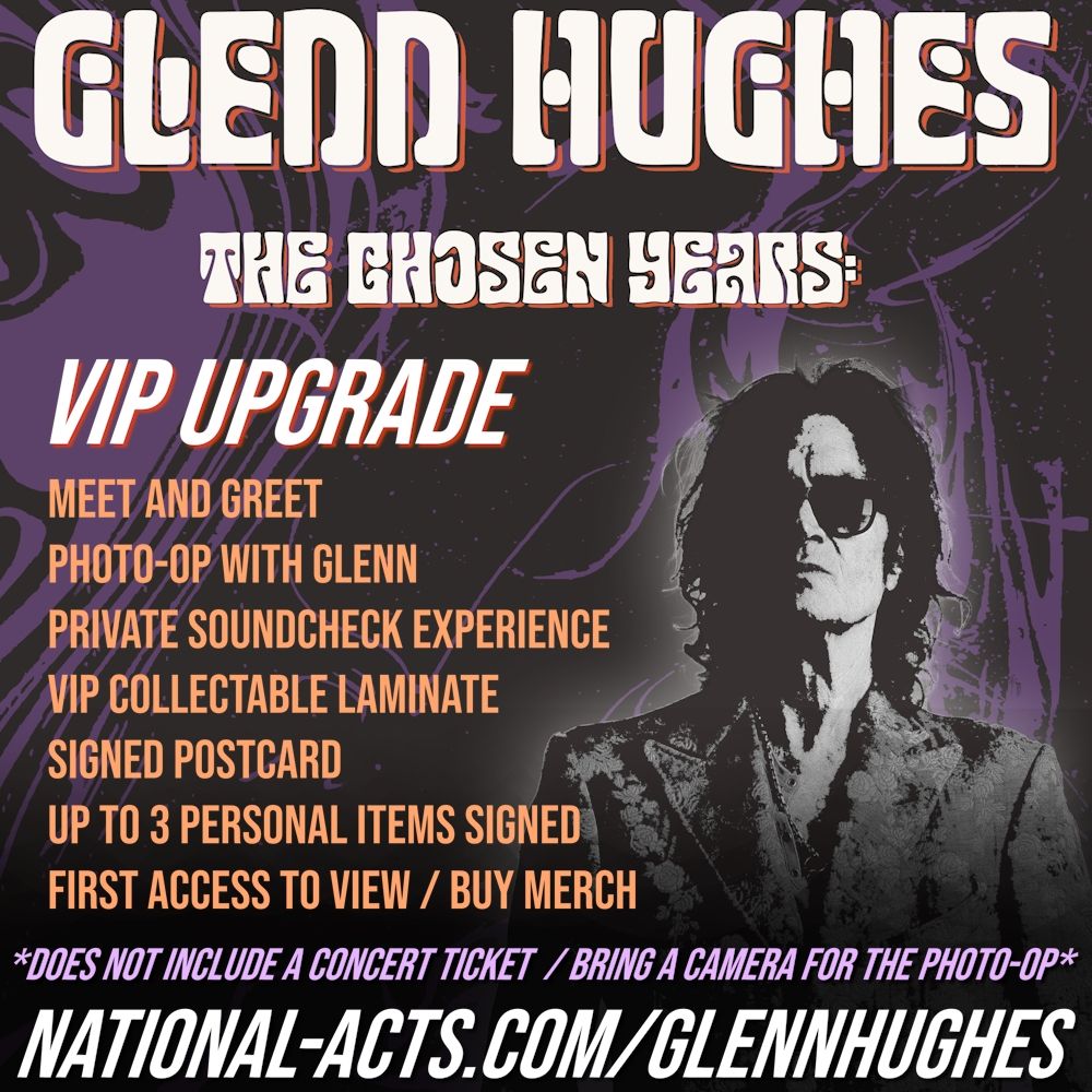 Glenn Hughes Glasgow Tickets