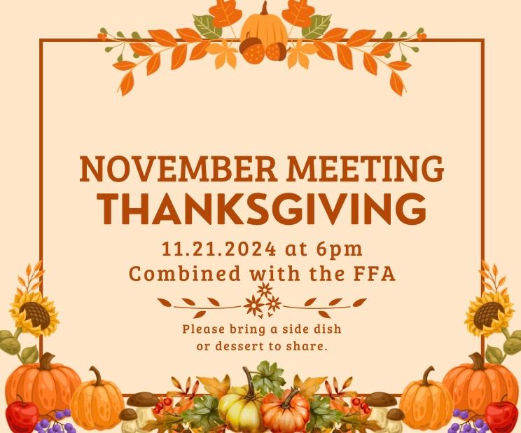 November Meeting 