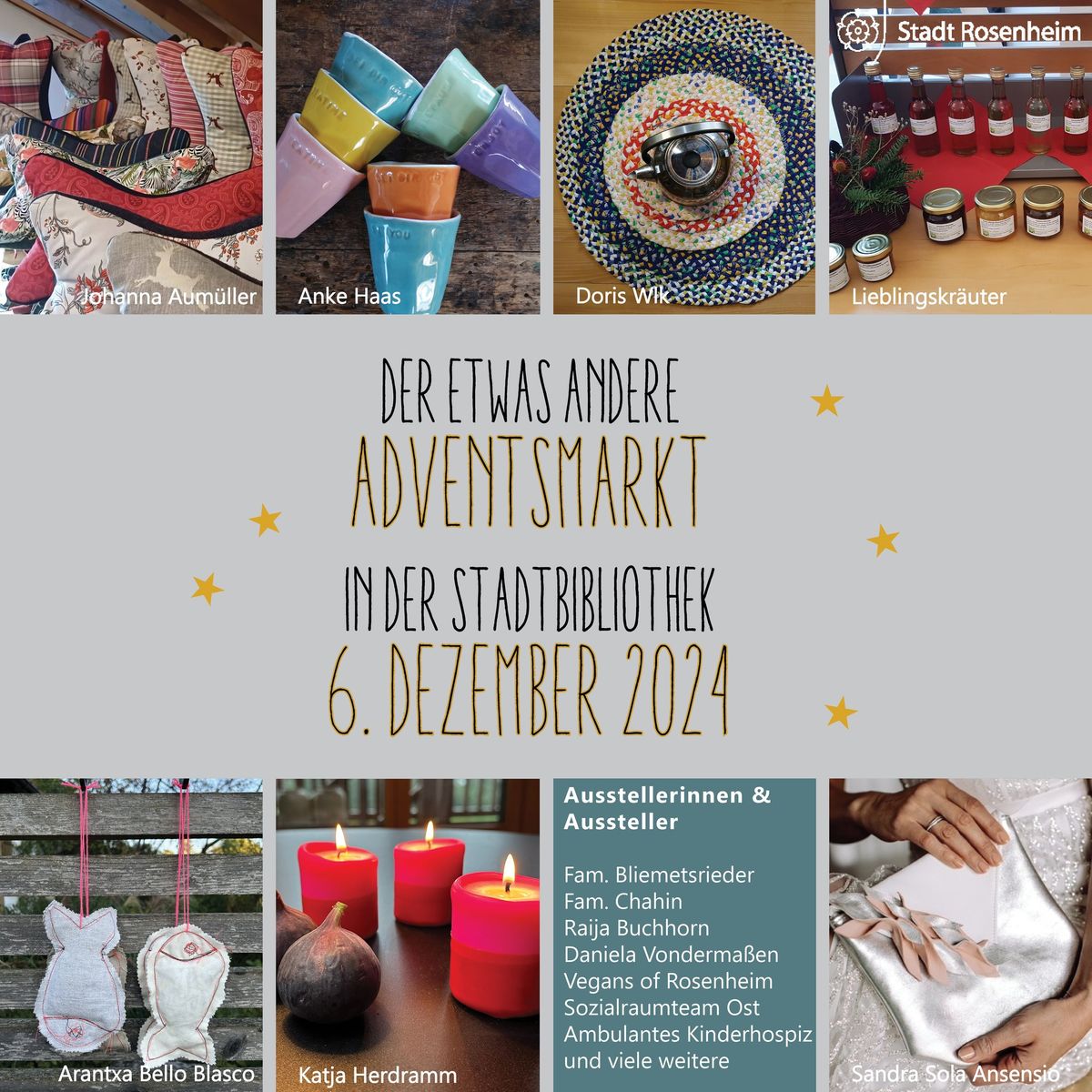 Der etwas andere Adventsmarkt in der Stadtbibliothek