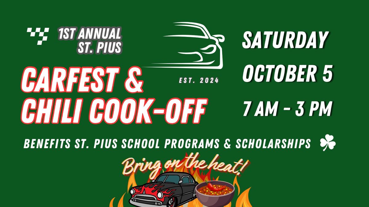 St. Pius CarFest & Chili Cook-off