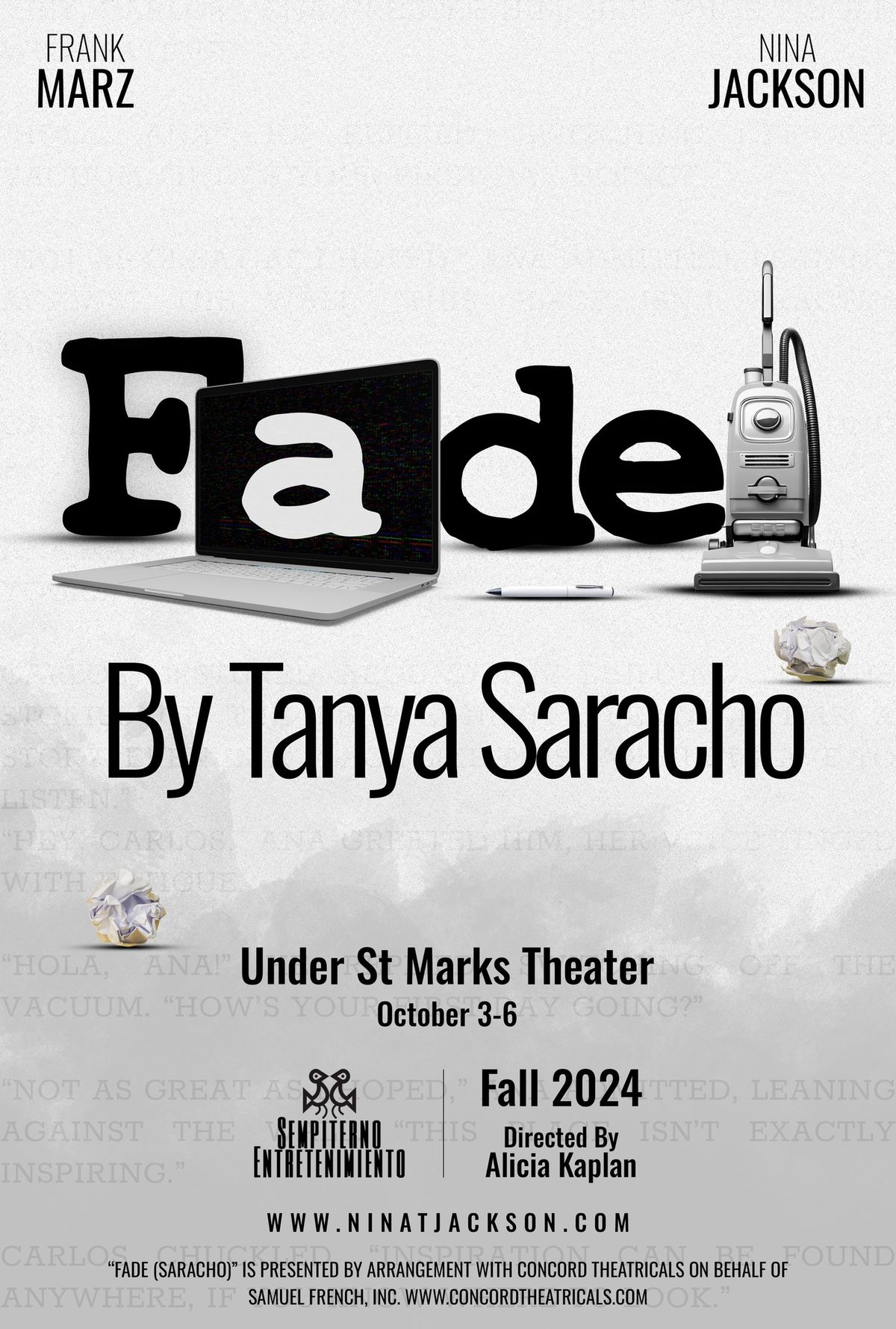 Fade By Tanya Saracho