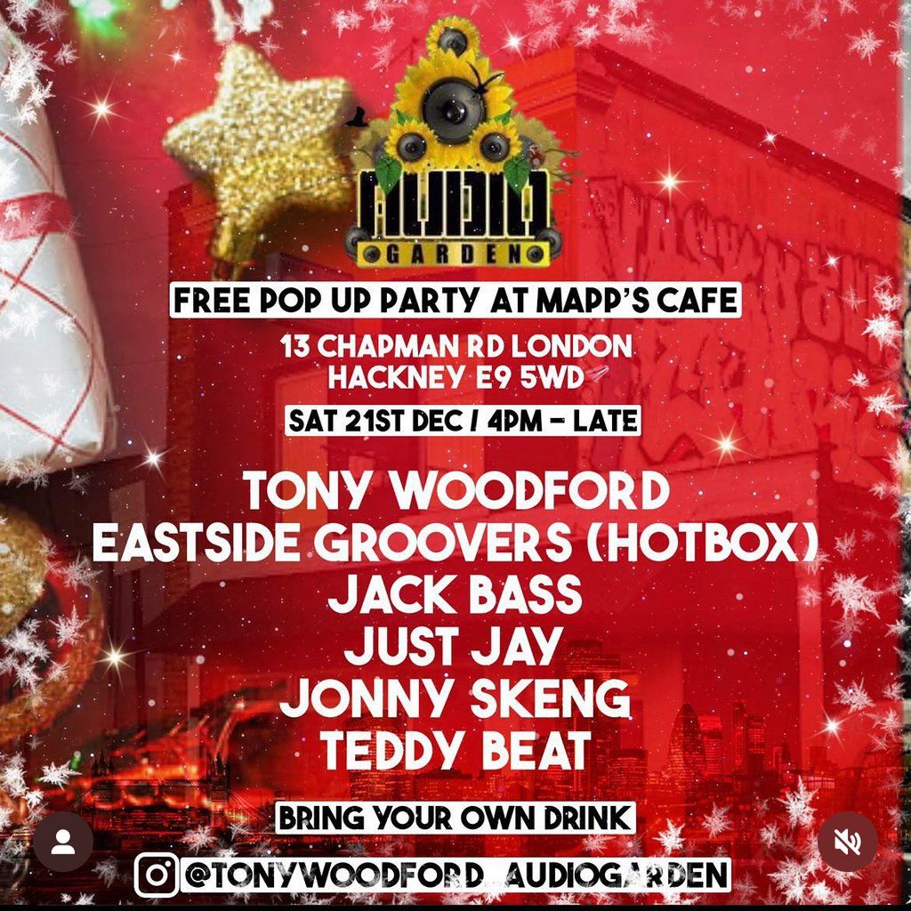 Audio garden presents the Mapps caf\u00e9 Christmas party