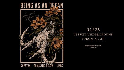 Being as an Ocean @ Velvet Underground | January 25th