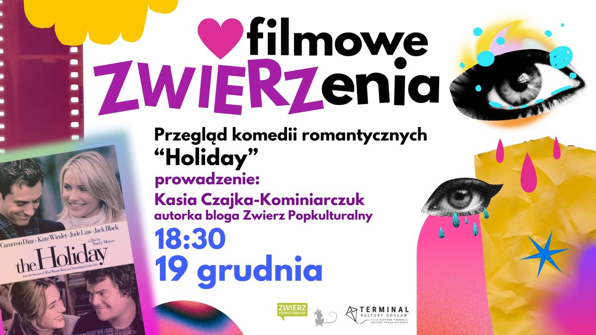 HOLIDAY - pokaz filmu i prelekcja w ramach cyklu: FILMOWE ZWIERZenia 