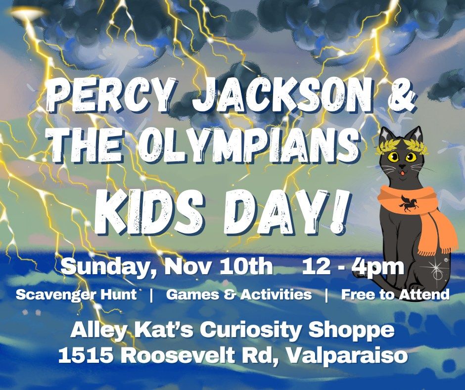 Percy Jackson and the Olympians Kids Day!