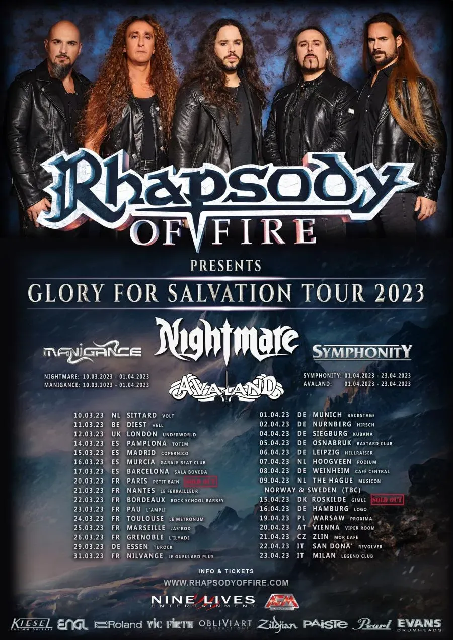 Rhapsody of Fire at Metro Music Hall