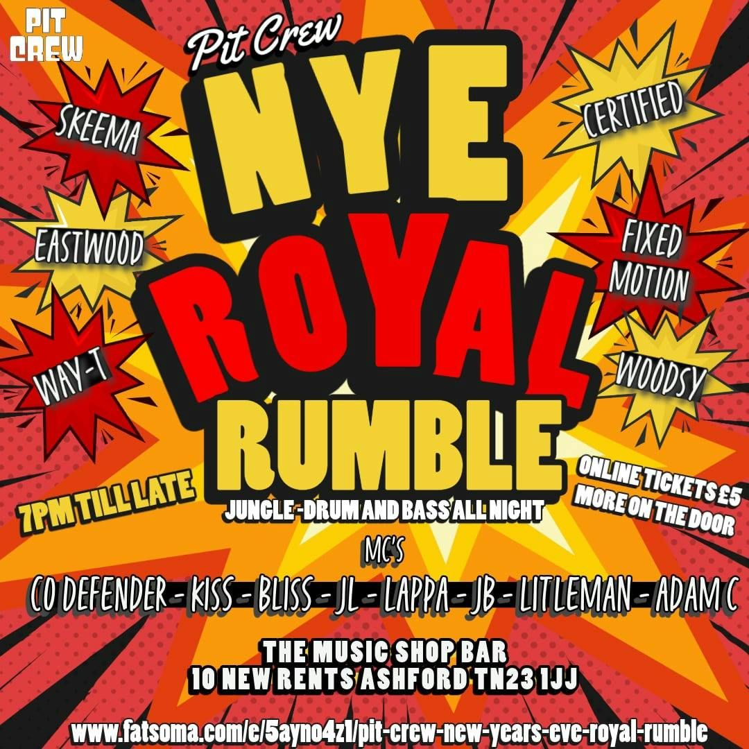 PIT CREW NEW YEAR\u2019S EVE ROYAL RUMBLE 