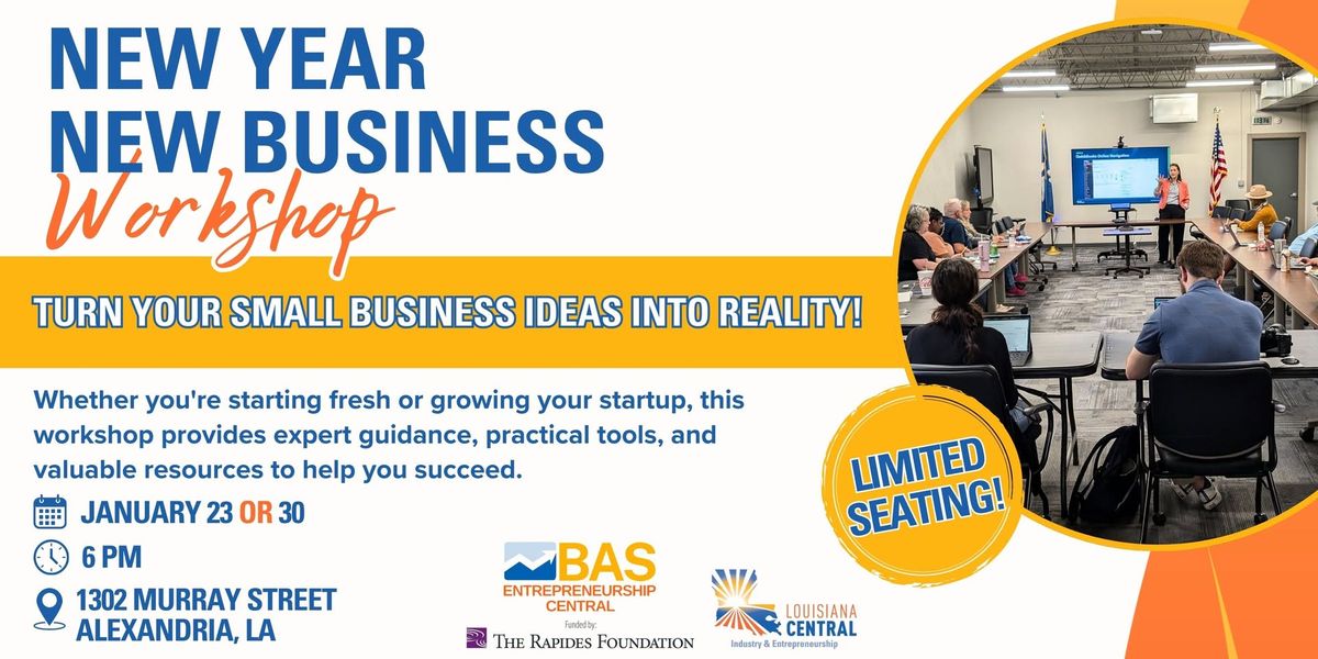 New Year, New Business Workshop