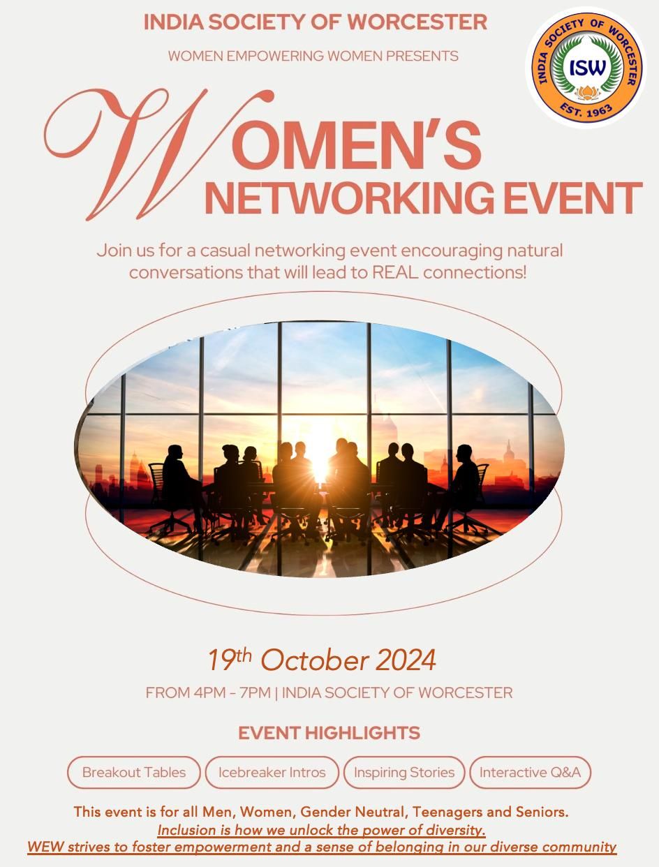 ISW WEW - WEW: Women's Networking Event 