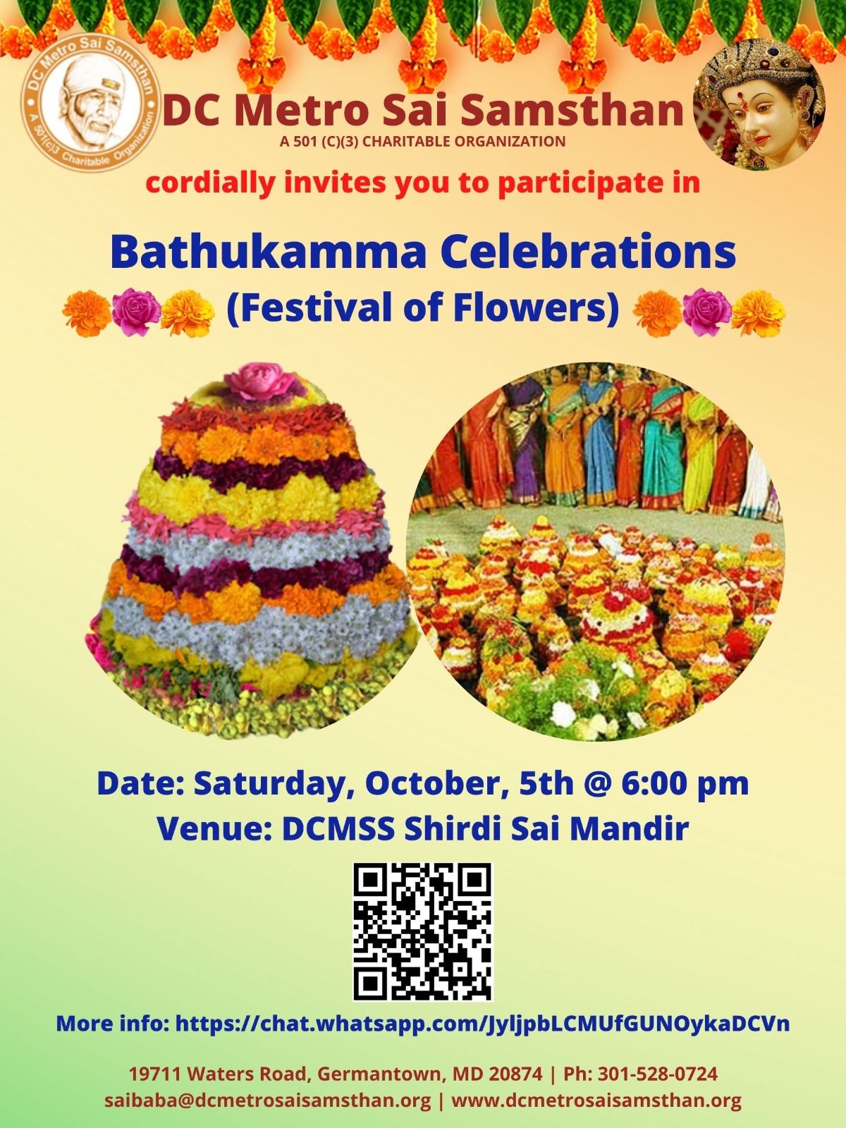 Bathukamma Celebrations (Festival of Flowers)