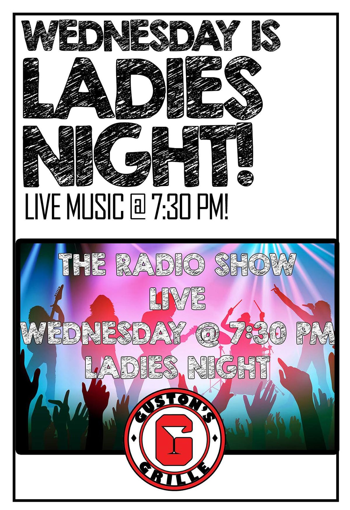 Wednesday: Ladies Night \/ Live Music \/ 1\/2 Price Wine