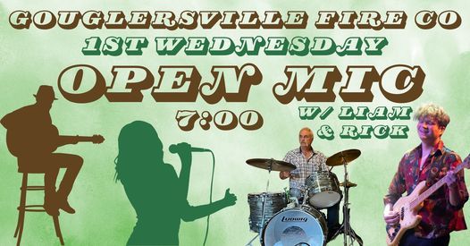 1ST WEDNESDAY OPEN MIC W\/LIAM & RICK