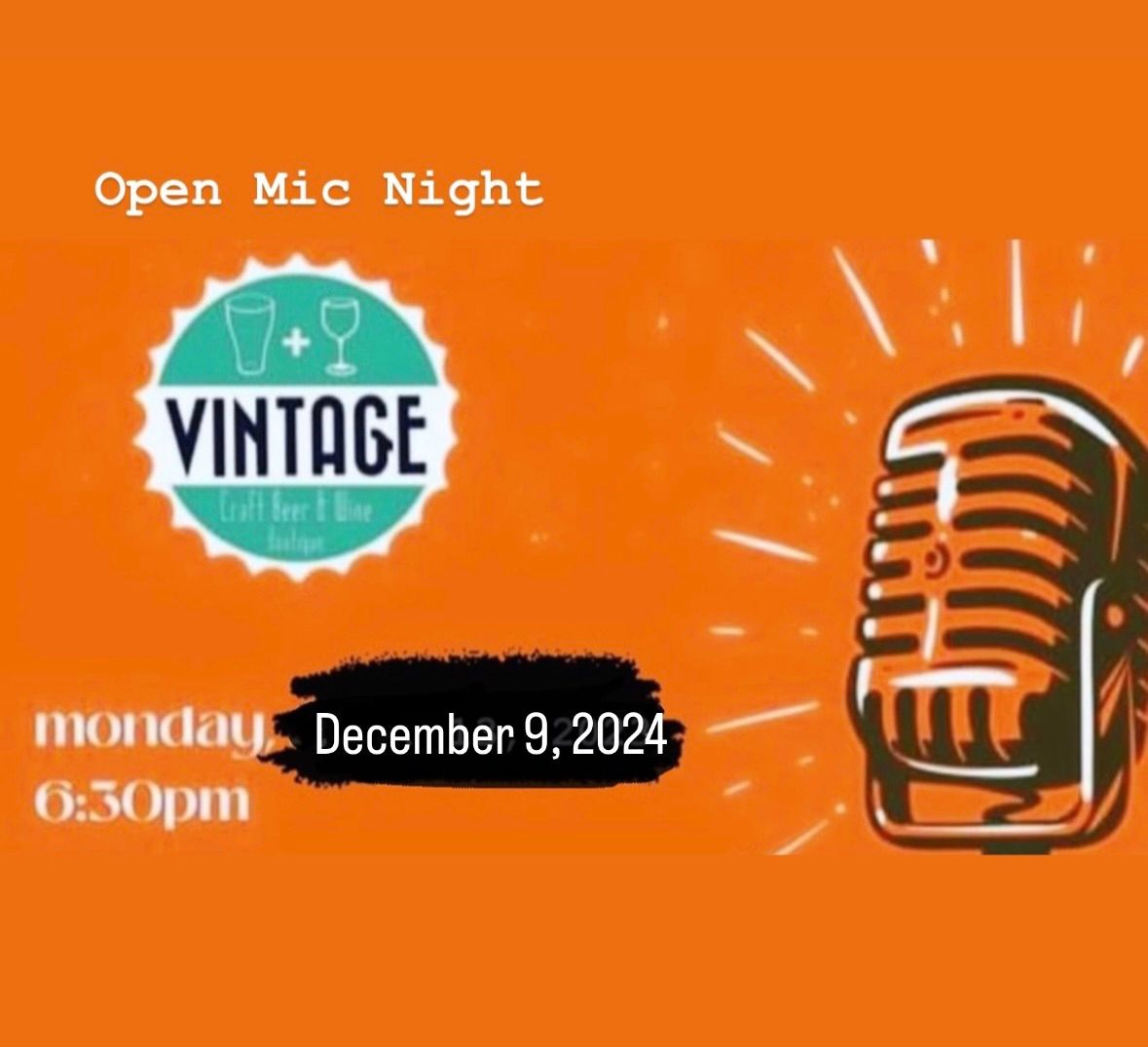 Open Mic Night @ Vintage 