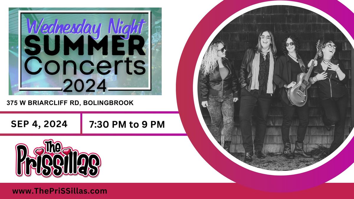 Bolingbrook Summer Concerts, 375 W Briarcliff Rd, Bolingbrook, IL 60440