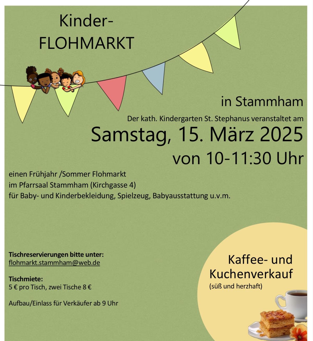 Flohmarkt im Pfarrsaal in Stammham