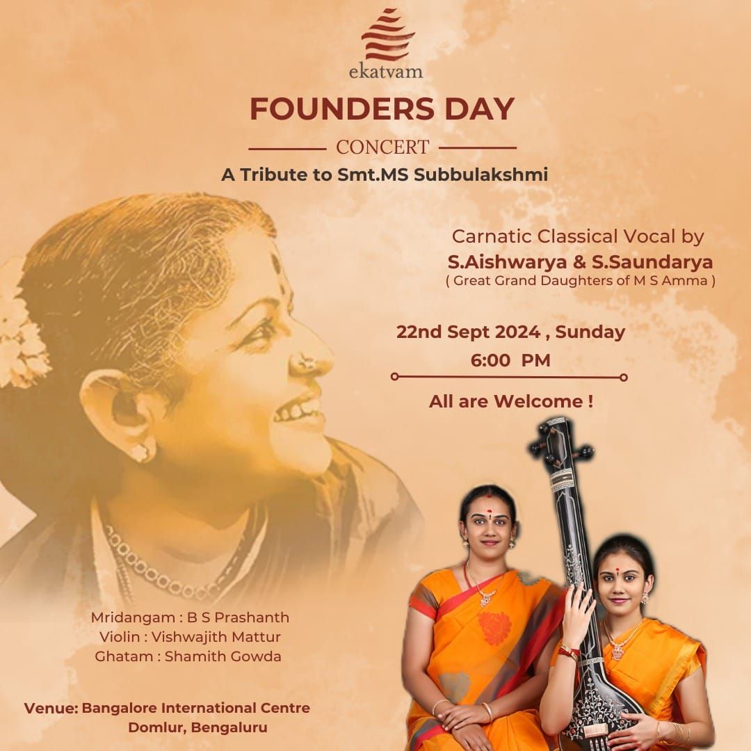 Celebrating the legacy of Smt. MS Subbulakshmi