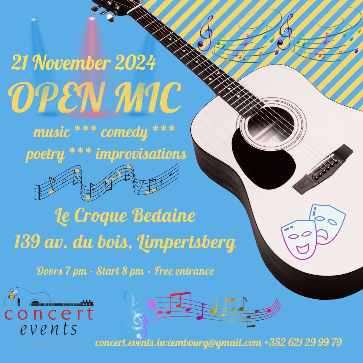 Open mic by Concert Events