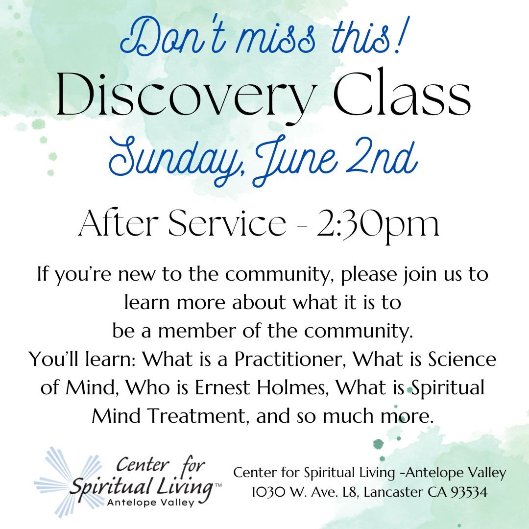 Discovery Class with Reverend Gregory Toole