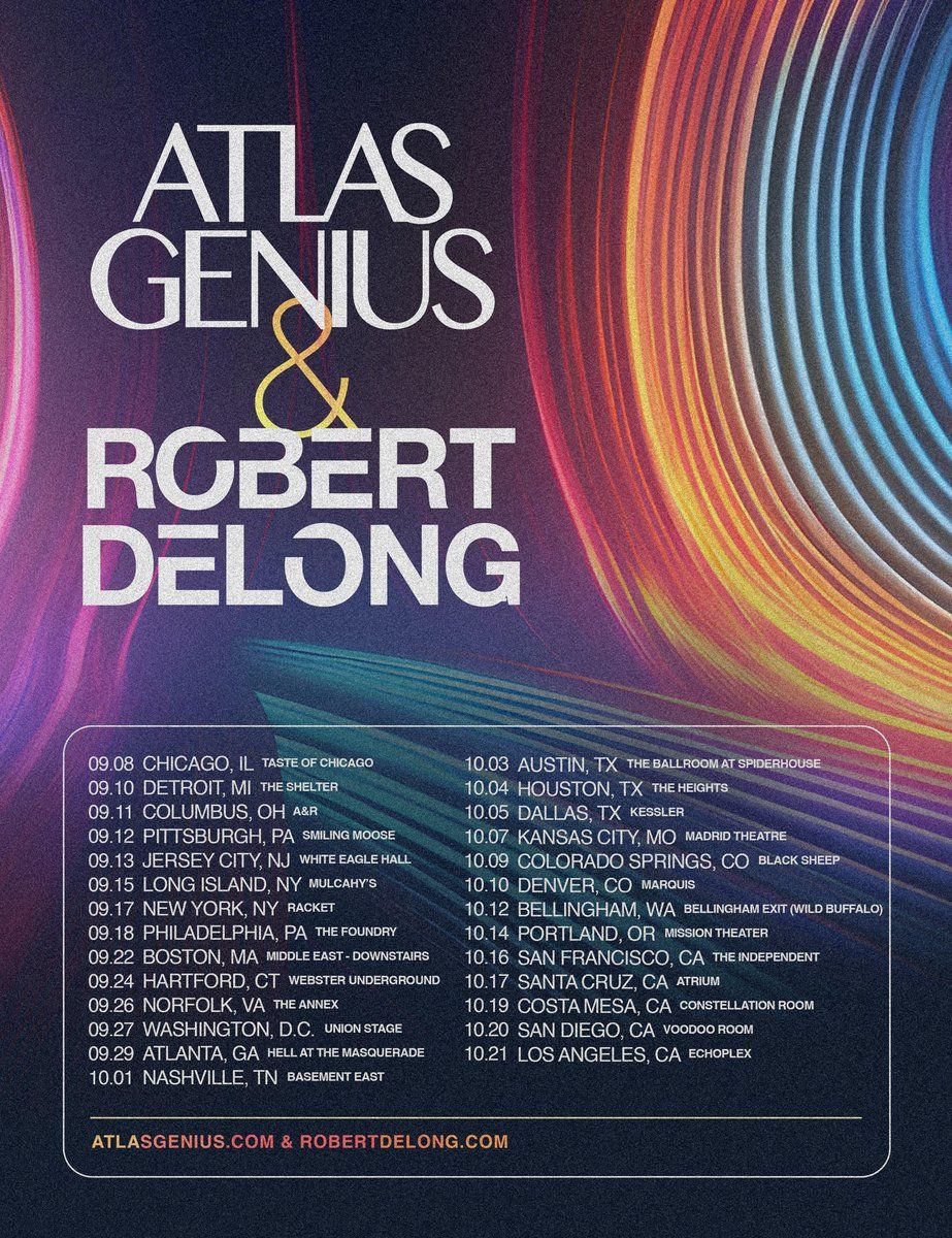 Robert DeLong with Atlas Genius