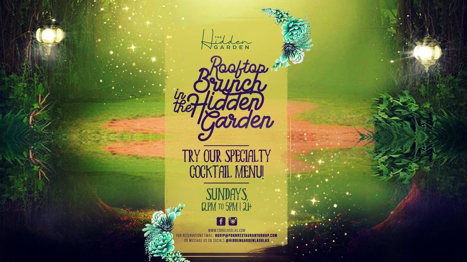 Rooftop Brunch in the Hidden Garden // Sunday January 1st, 2023 // The