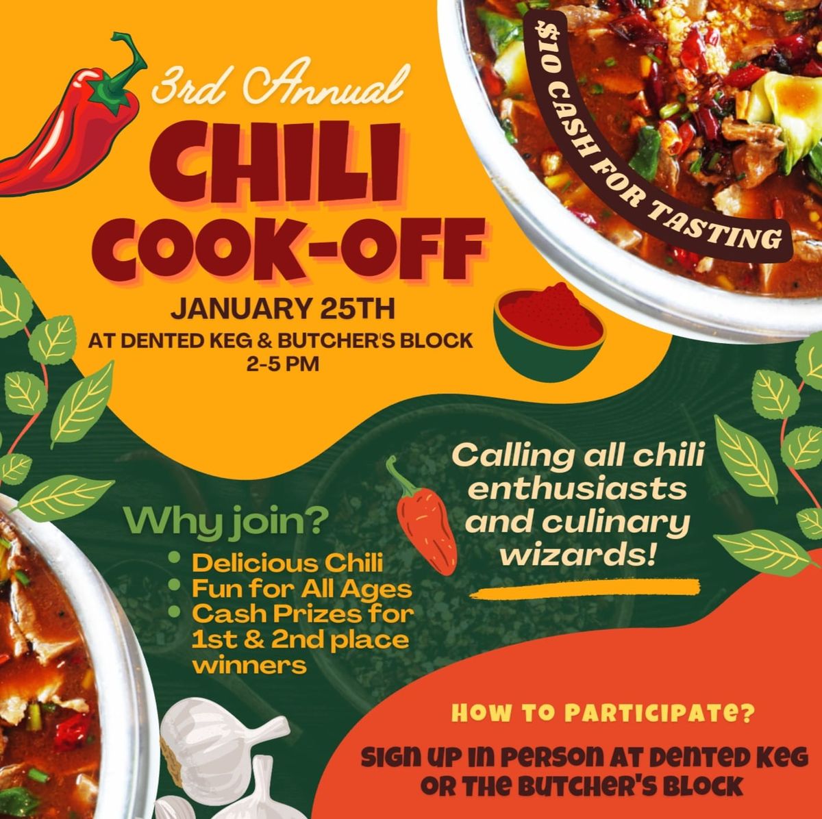 3rd Annual Chili Cook-off