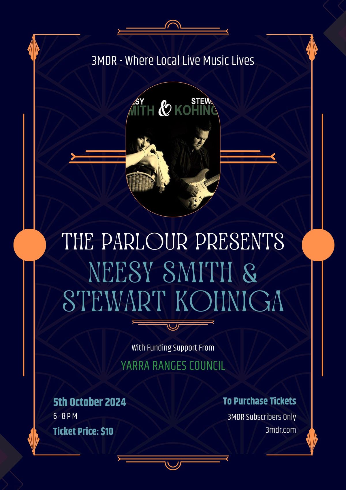 The Parlour Presents: Neesy Smith & Stewart Kohinga