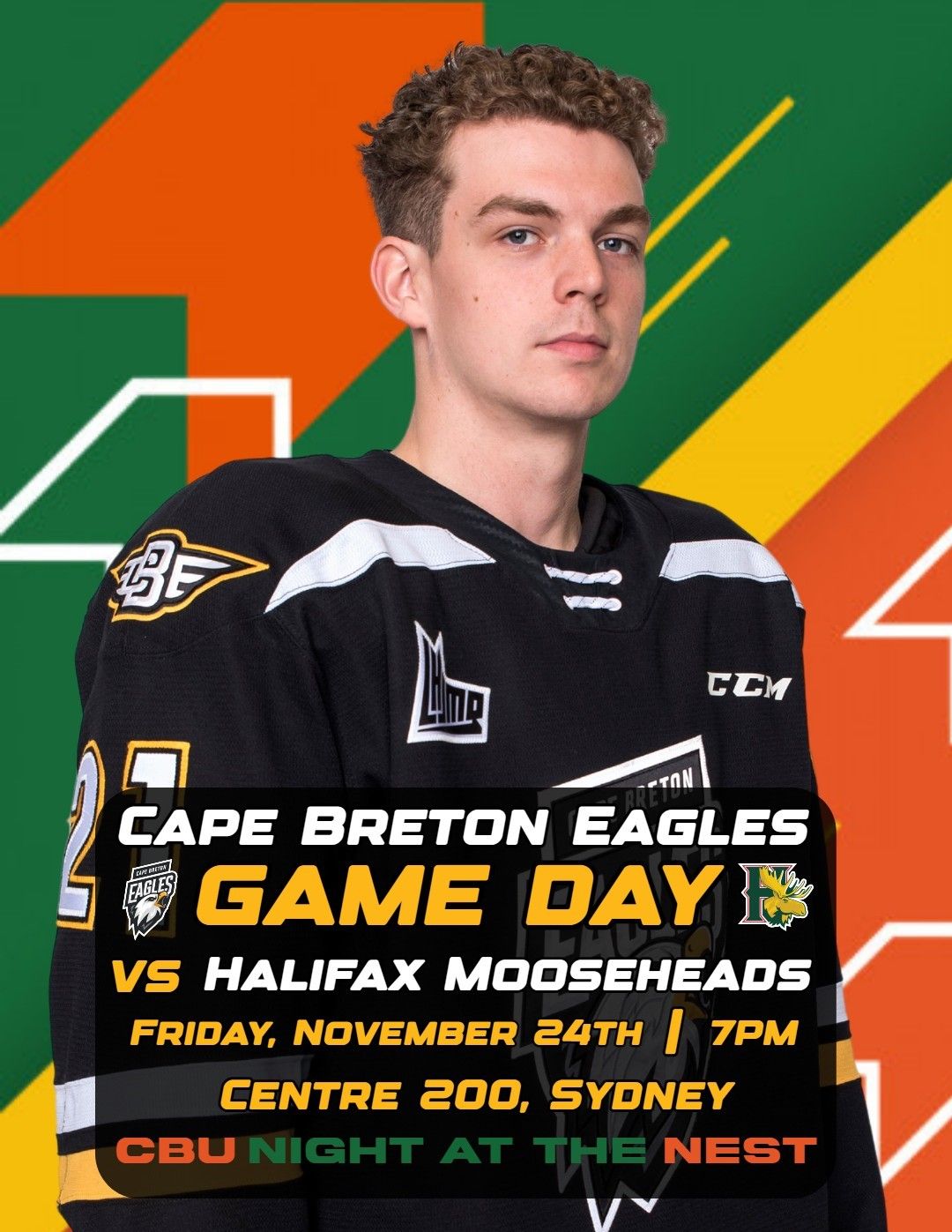 Halifax Mooseheads at Cape Breton Eagles at Centre 200