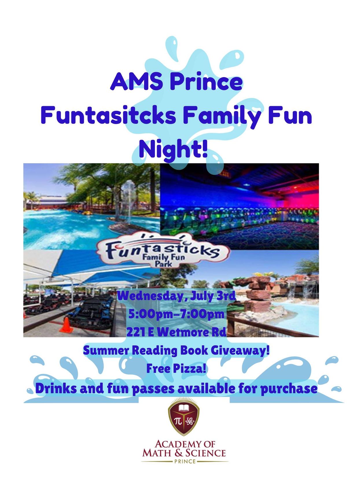 AMS Prince Funtasticks Family fun Night