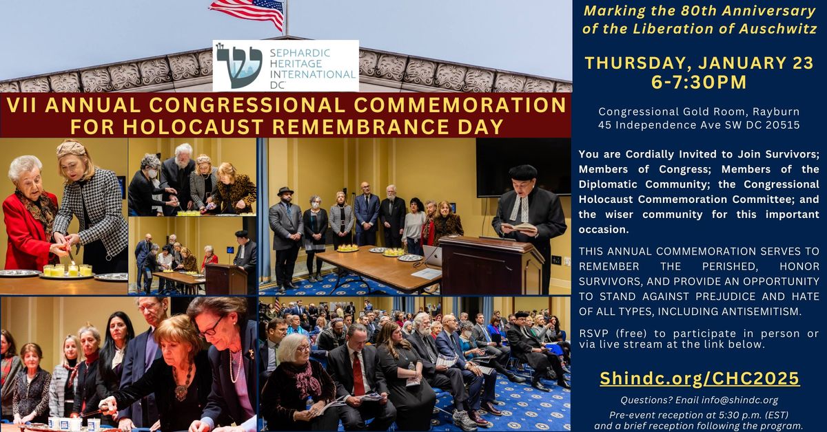 Congressional Holocaust Commemoration 2025