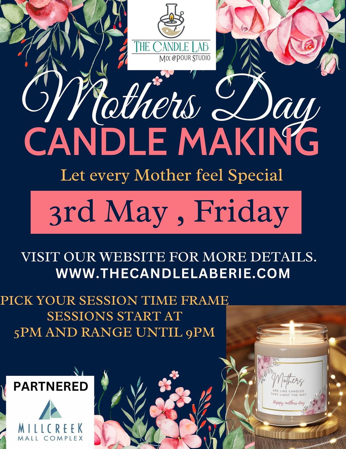 Mother's Day Candle Making 