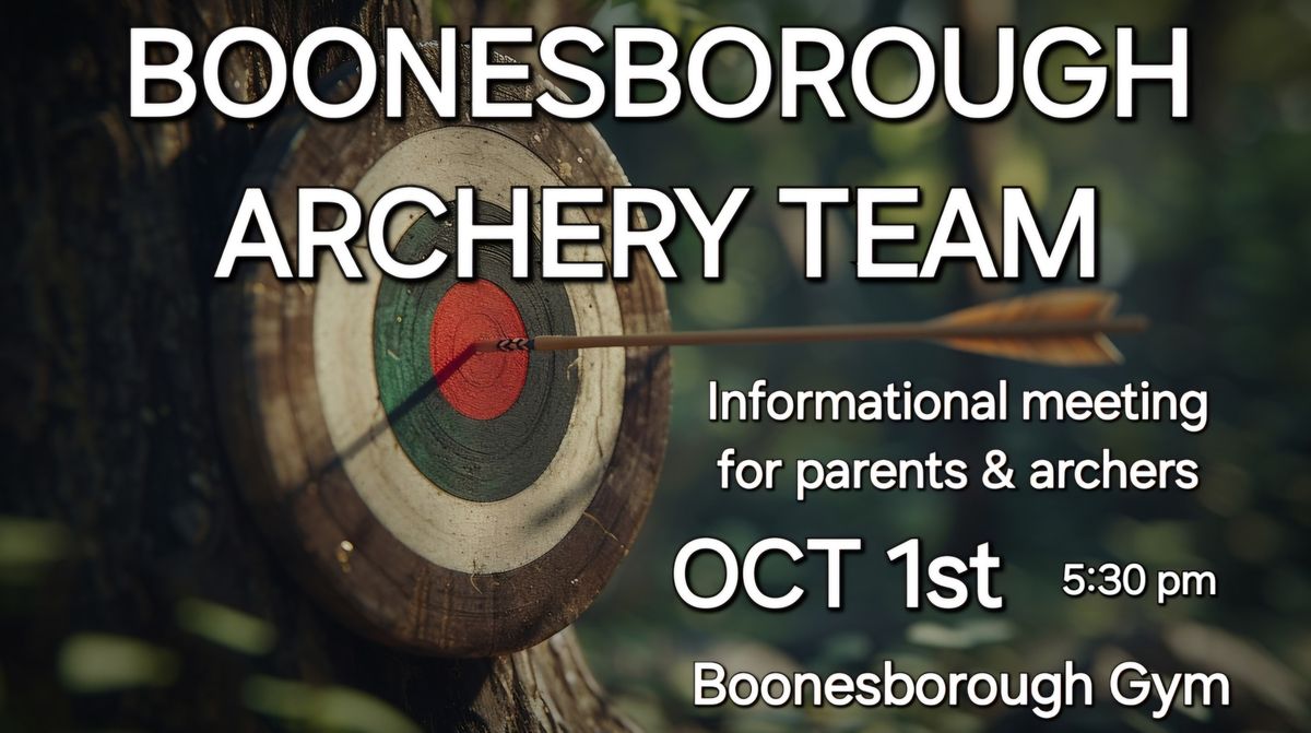 Archery Team Info Meeting