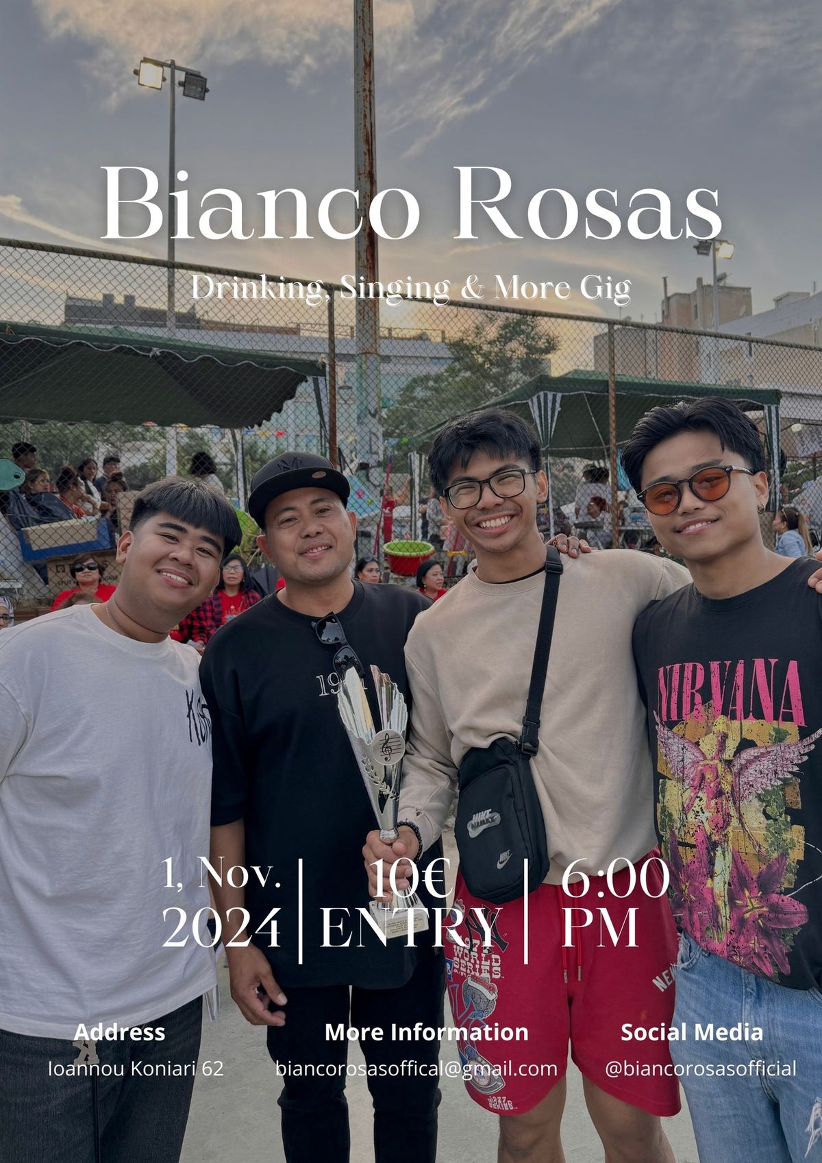 Bianco Rosas Gig