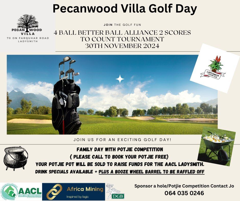 Pecanwood Villa Ladysmith Golf Day