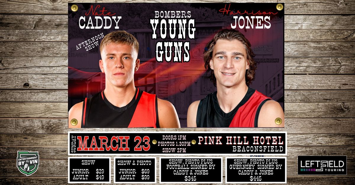 Bombers Young Guns - Caddy & Jones LIVE at Pink Hill Hotel, Beaconsfield!