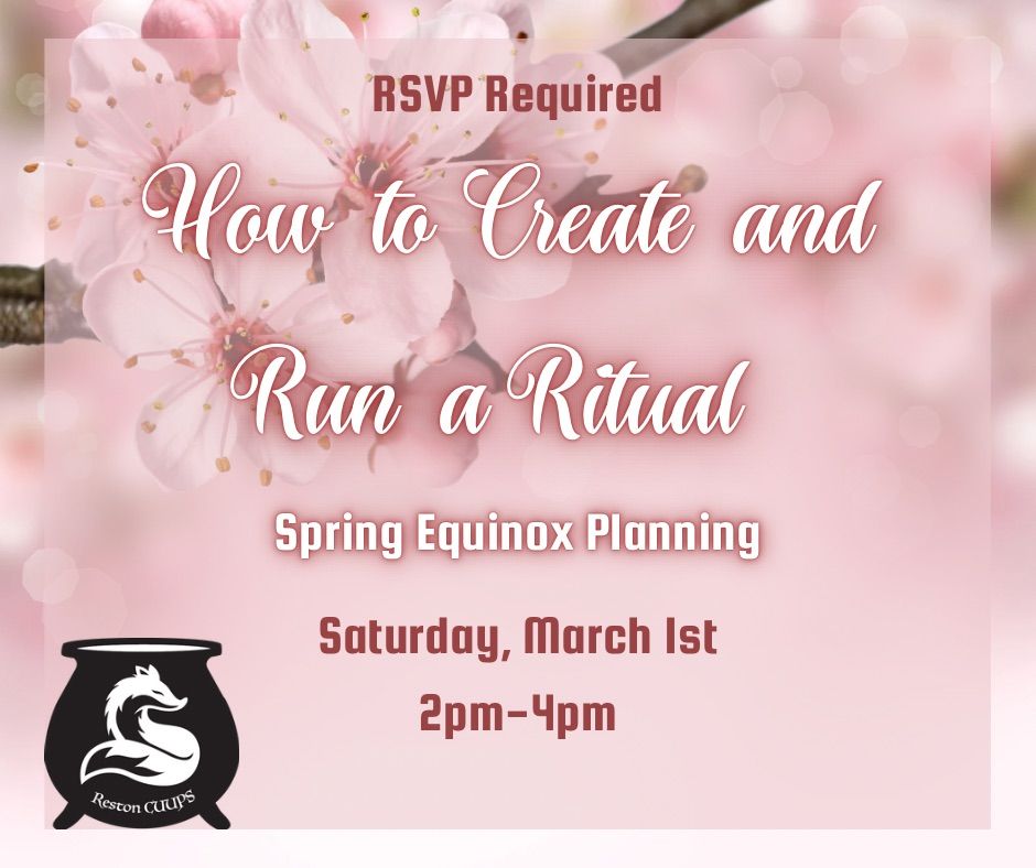 WORKSHOP: How to Create & Run a Ritual - Spring Equinox Planning