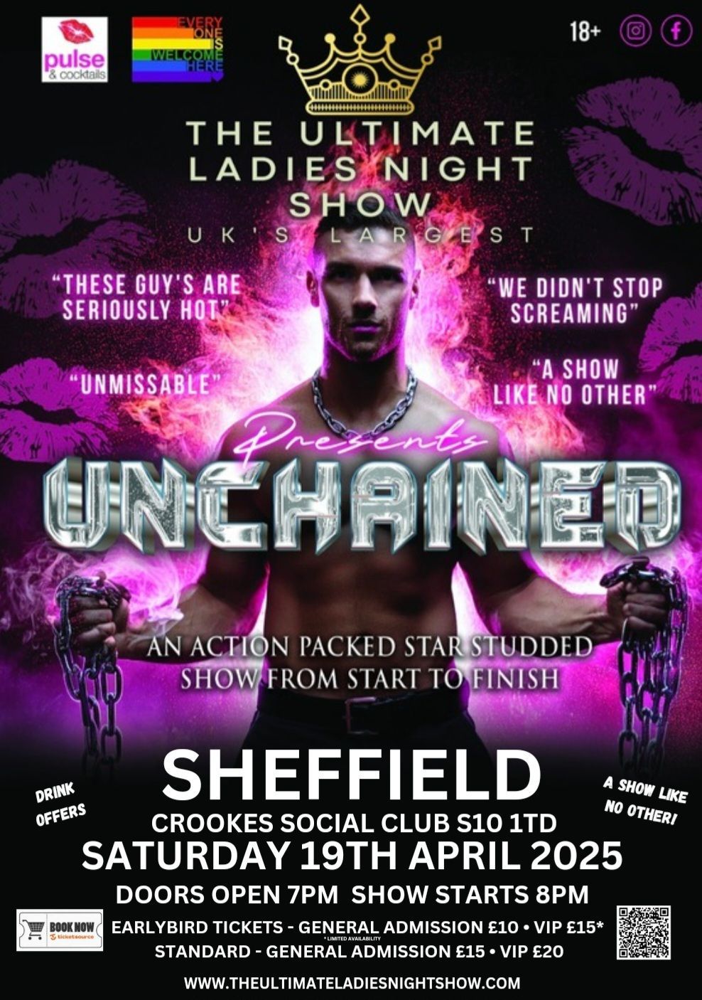 THE ULTIMATE LADIES NIGHT SHOW PRESENTS "UNCHAINED"