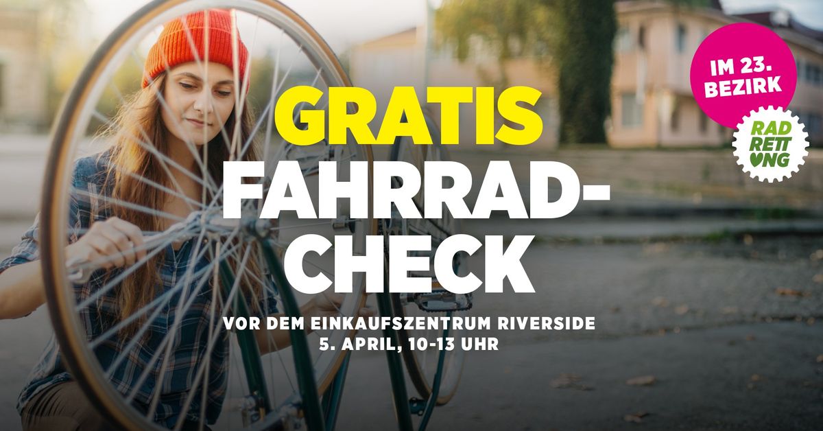 \ud83d\udeb2 GRATIS FAHRRAD CHECK | Die Gr\u00fcne Radrettung in Liesing