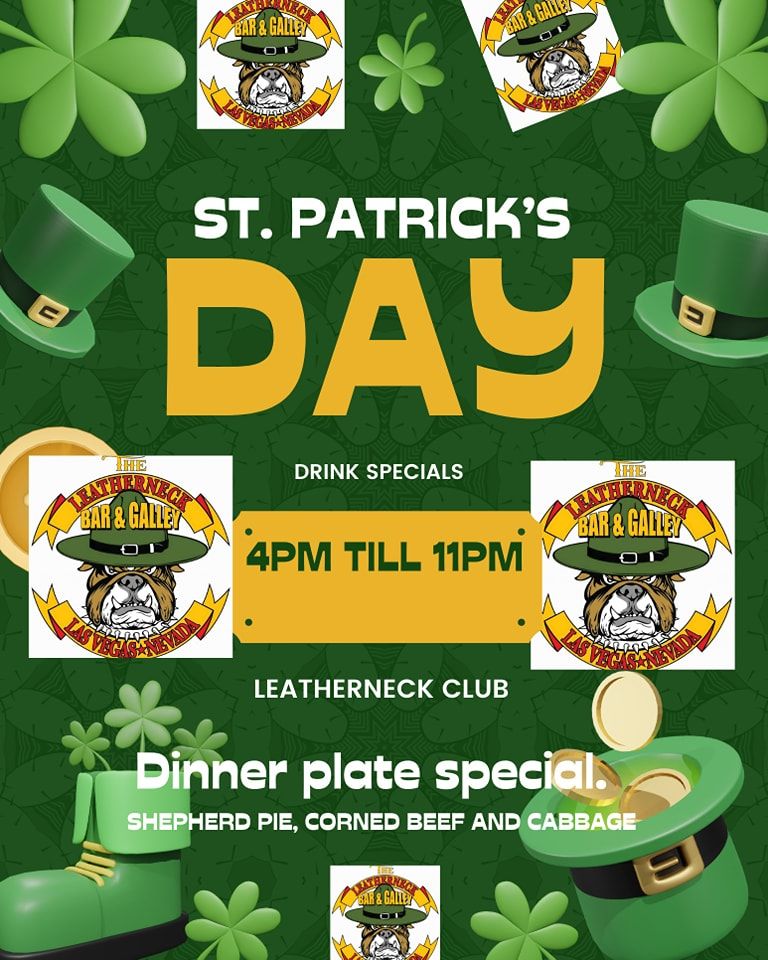 ST. PATRICK'S DAY AT THE LEATHERNECK 