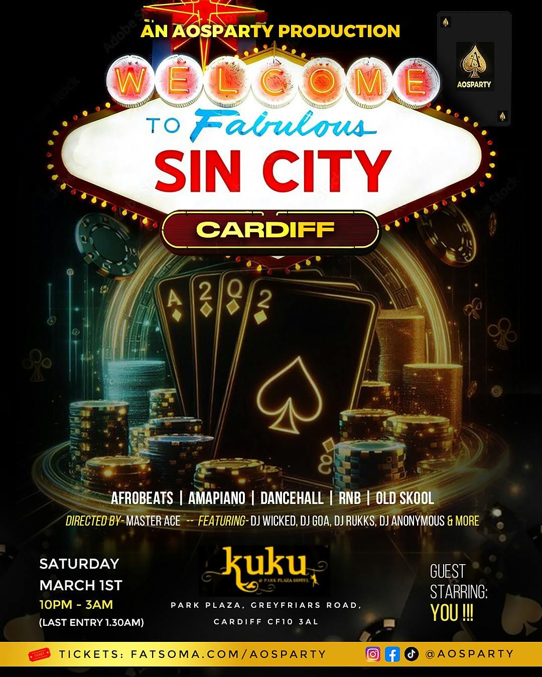 \u2660\ufe0f Sin City (CARDIFF) \u2660\ufe0f